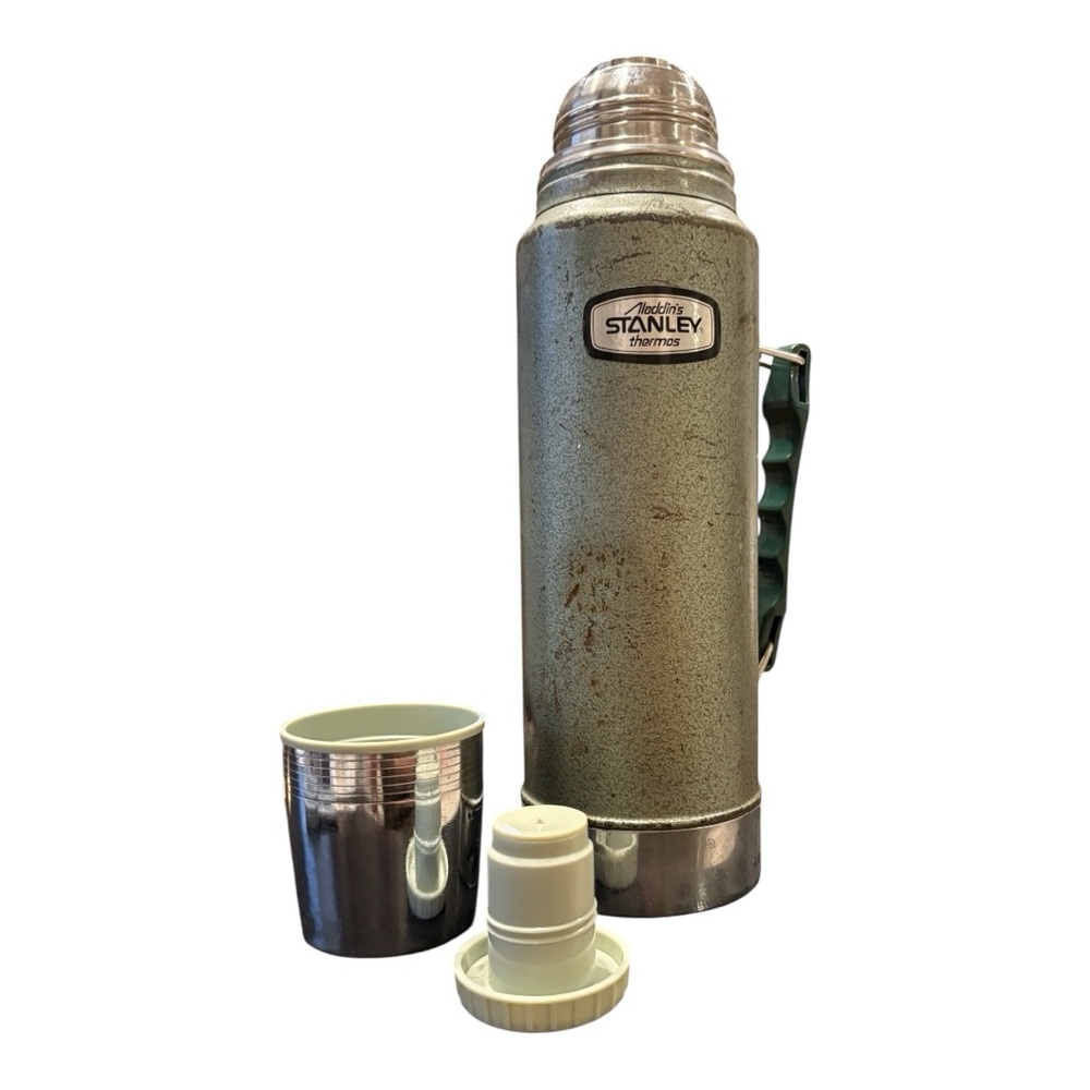 Aladdin Stanley One Quart Stainless Steel Thermos made in Nashville TN